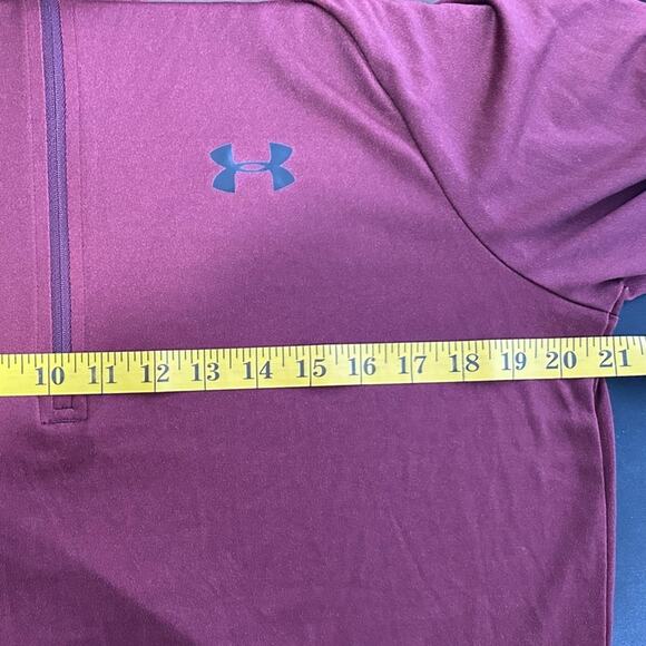 Under Armour UA Tech HEATGEAR 1/2 Zip Long Sleeve Size M Style # 1328495 - Picture 7 of 8